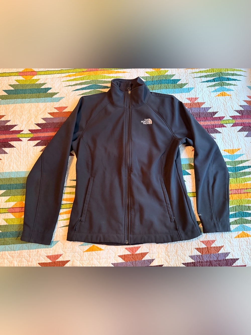 The North Face Women's Black Soft Shell Full-Zip Jacket